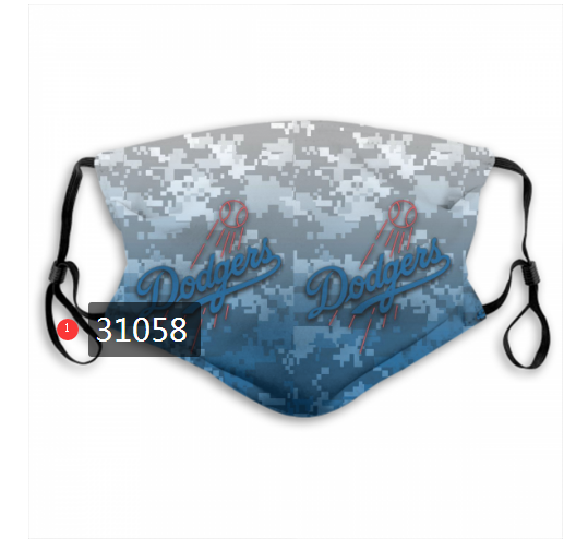 2020 Los Angeles Dodgers Dust mask with filter 24